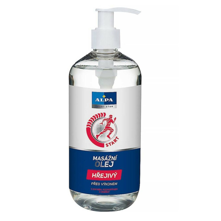 ALPA masážní olej HŘEJIVÝ 500 ml