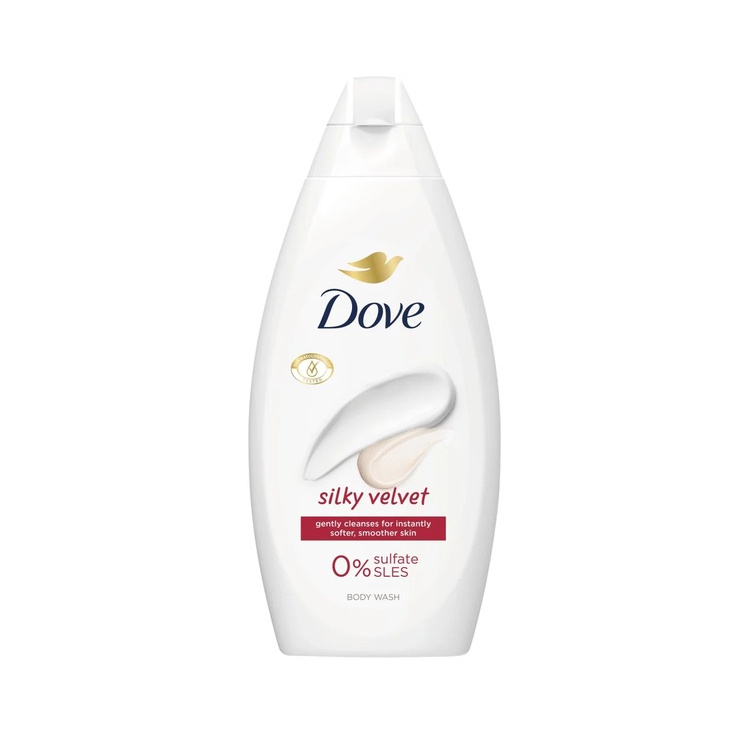 Dove Silky Velvet sprchový gel 720 ml