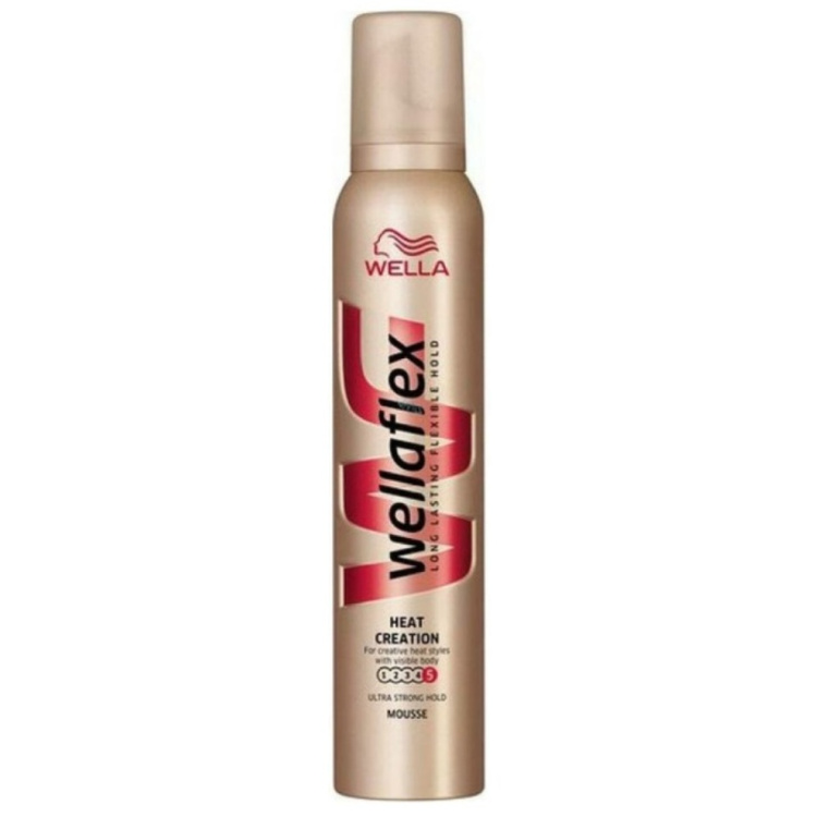 Wellaflex Heat Creations pěnové tužidlo s tepelnou ochranou 200 ml