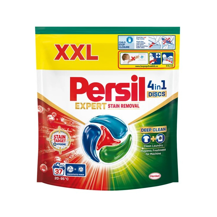 PERSIL XXL TABLETY 37  DÁVEK EXPERT STAIN REMOVAL DISCS