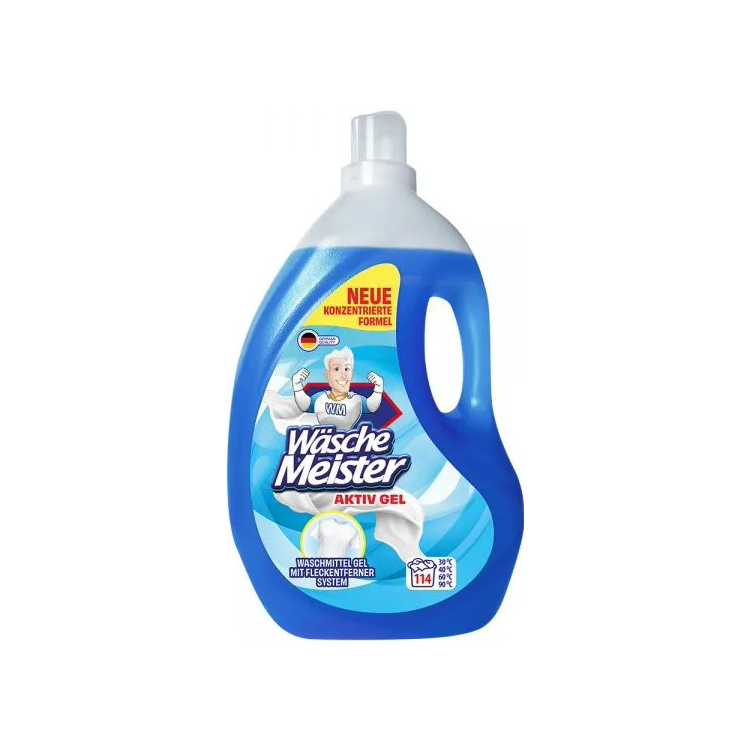 Wasche Meister prací gel Activ 114 praní, 4 l