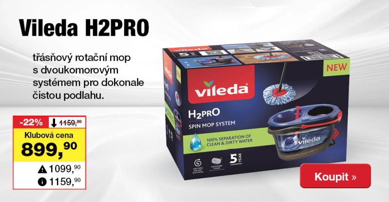 Vileda HPRO&nbsp;třásňový mop s komorovým systémem.