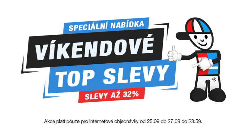 Ty nejlepší ceny!&nbsp;Platí od pátku do neděle.