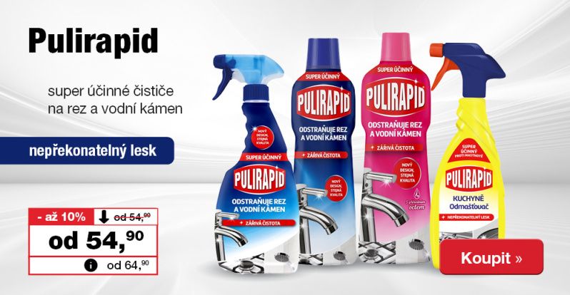 Pulirapid&nbsp;super účinné čističe.