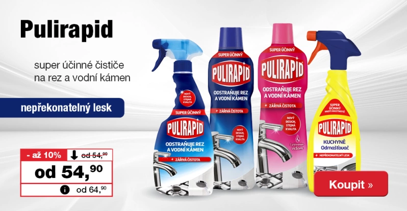 Pulirapid&nbsp;super účinné čističe.
