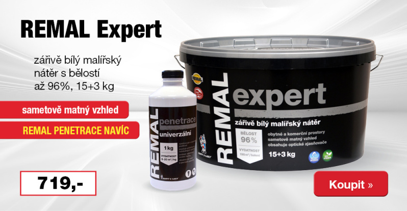 Remal Expert 15+3,&nbsp;jako dárek penetrace!