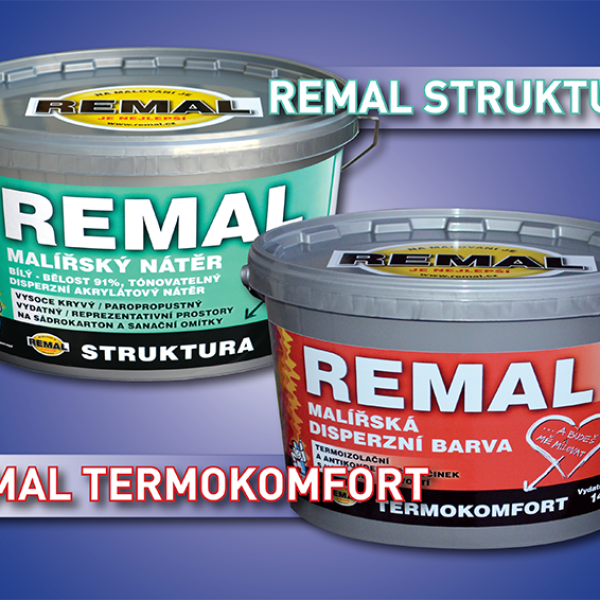 REMAL STRUKTURA a REMAL TERMOKOMFORT nově v sekci VIDEO na našem webu