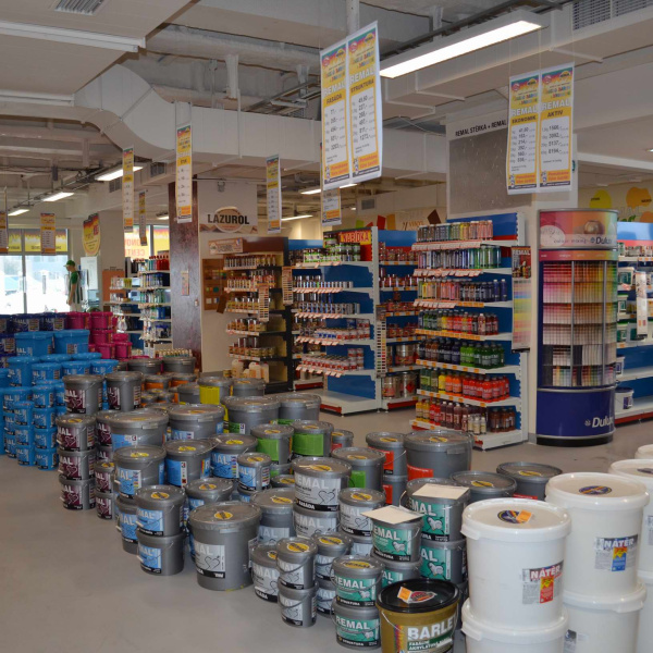 Rekonstrukce naší podnikové prodejny v Praze