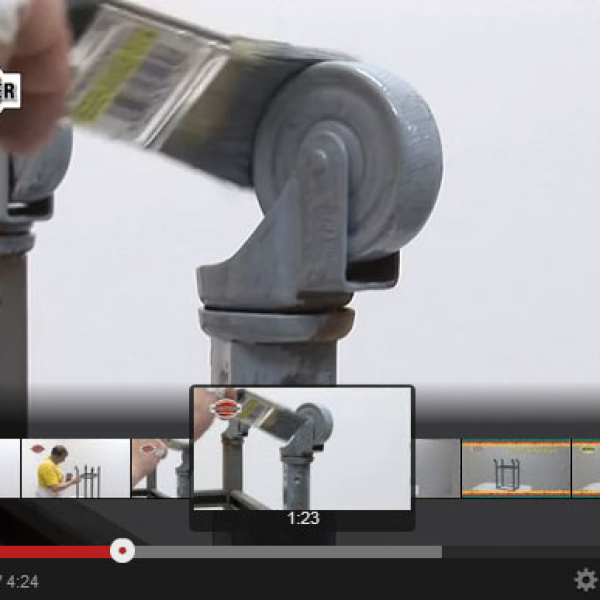 Nátěry na kovové výrobky | video