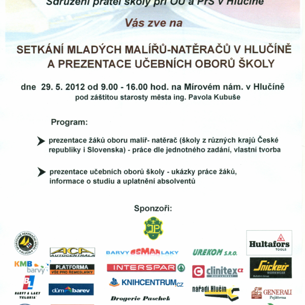Setkání mladých malířů-natěračů v Hlučíně dne 29.5.2012