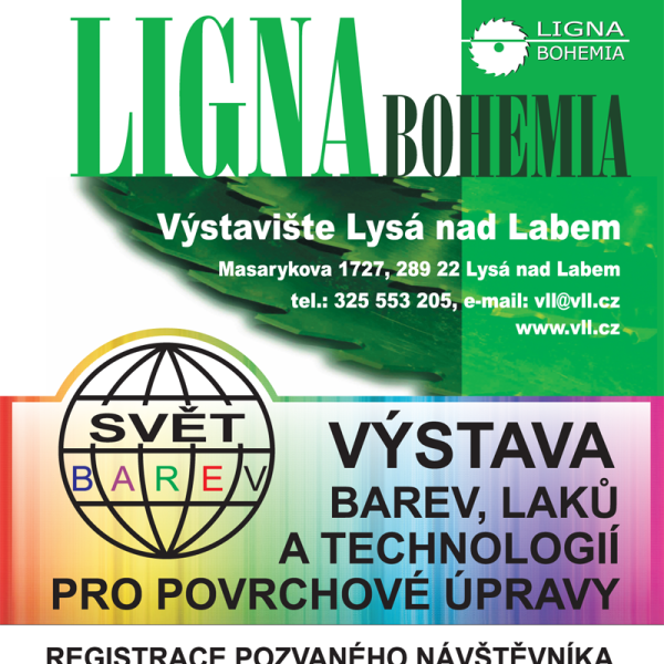 Pozvánka na 1. ročník mezinárodní výstavy Svět barev 2012 v Lysé nad Labem