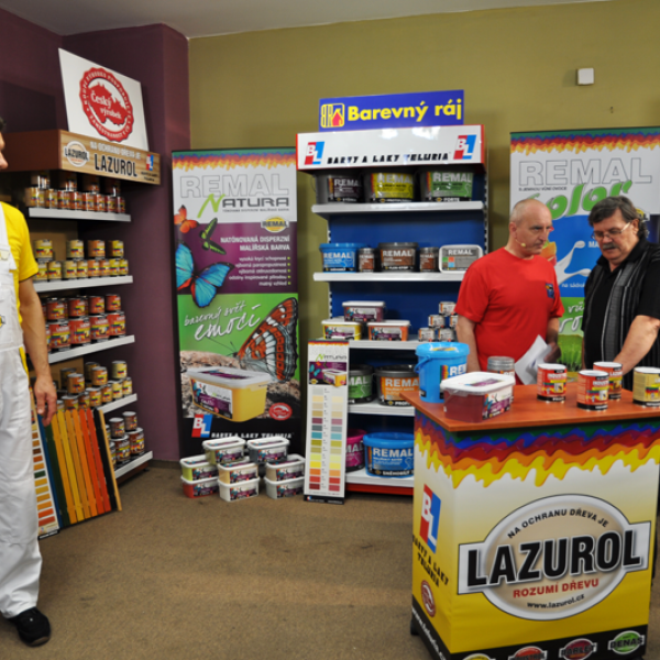 MARKETINGOVÁ PODPORA VÝROBKŮ BARVY A LAKY TELURIA – DUBEN 2011