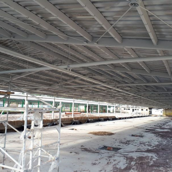 Ocelová hala vepřína