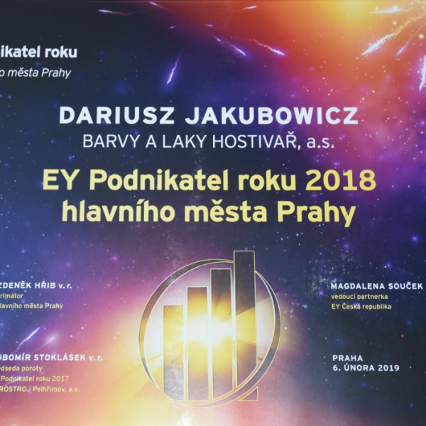 EY Podnikatel roku 2018