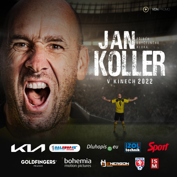 Stali jsme se hrdým partnerem filmu „Jan Koller – Příběh obyčejného kluka“