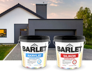 BARLET akrylátové a silikonové omítky s 35% slevou!