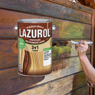 Lazurol 3v1: Univerzální voják na dřevo