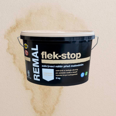 Jak zamaskovat fleky po zateklé vodě na&nbsp;stěně?