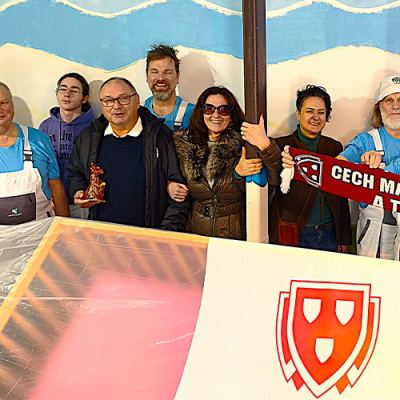 Fachmani s Cechem malířů v SKP HOPO vymalovali dětem REMALEM