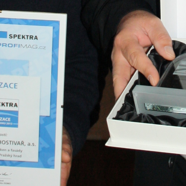 Ocenění časopisu SPEKTRA v kategorii REALIZACE ROKU 2013