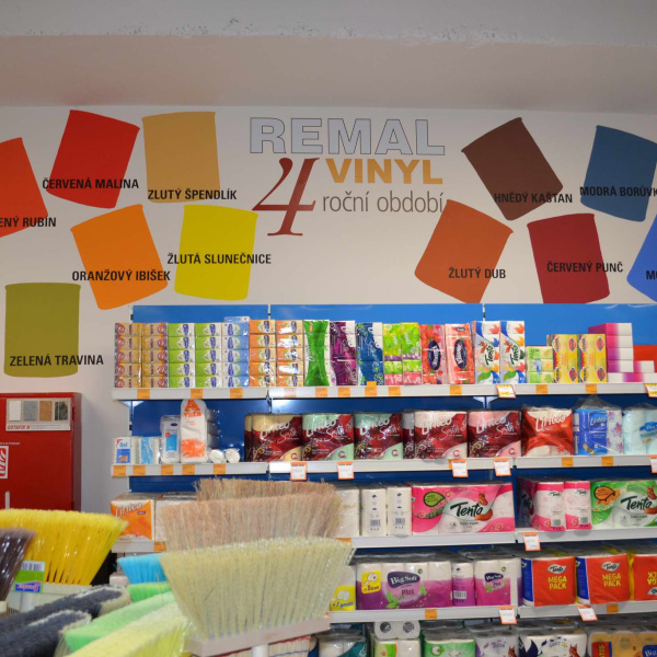 Rekonstrukce naší podnikové prodejny v Praze