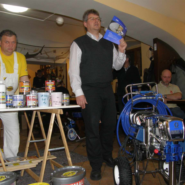 Školení řemeslníků a lakýrníků v Líbeznici