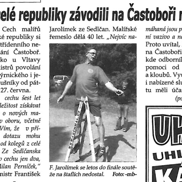 Setkání členů Cechu malířů a lakýrníků