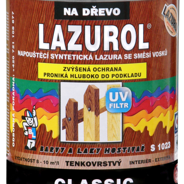 Dřevo ochrání lazurovací laky