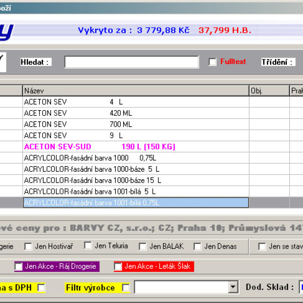 B2B - internetový prodej pro VelkoObchod