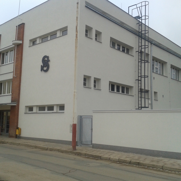 Rekonstrukce fasády Sokolovny v Moravském Krumlově