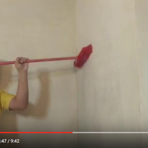 Nátěr nového štuku a stropu z OSB desek | video