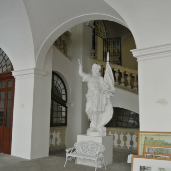 Rekonstrukce malby hlavního schodiště - Arcibiskupský zámek Kroměříž