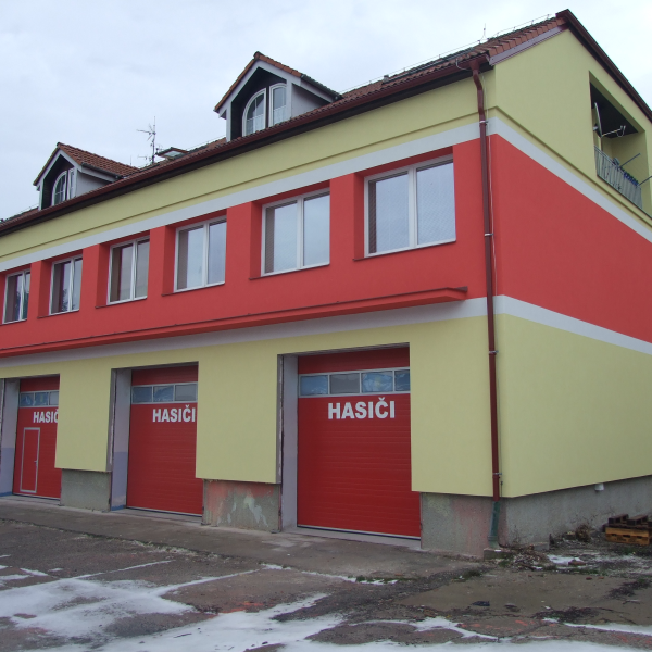 Rekonstrukce fasády budovy Sboru dobrovolných hasičů v Koryčanech